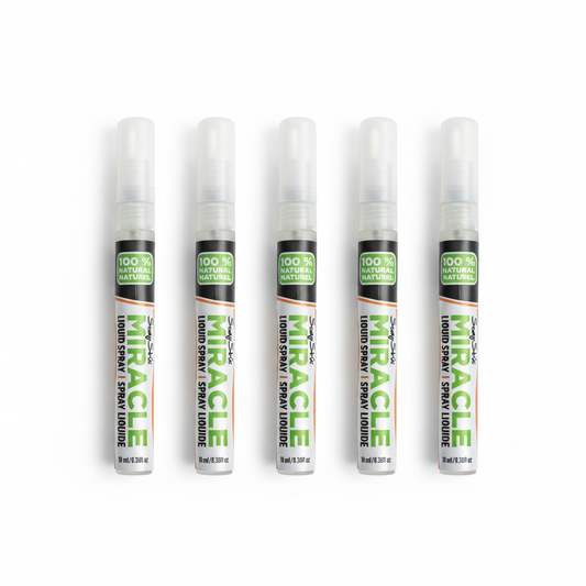 Miracle Liquid Spray 10mL 5-Pack - five travel-size bottles