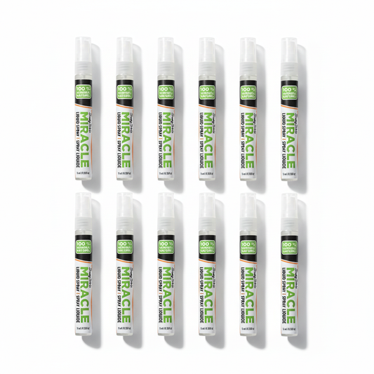 Miracle Liquid Spray Travel-Ready 12-Pack - twelve 10mL refillable bottles
